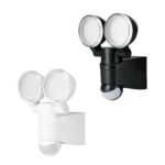 Arbotante Negro Con Sensor De Movimiento, LED, 12 W