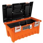Caja Plástica 22' Con Compartimentos, Naranja