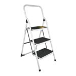 Escalera Tubular, Plegable, 4 Peldaños, Aluminio