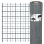 Malla Mosquitera, Fibra De Vidrio, Gris, 0.60 x 30 m