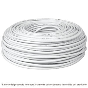 Cable THHW-LS, 10 AWG, color blanco rollo 100 m