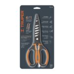 Tijera multiusos para cocina, 8", acero inoxidable