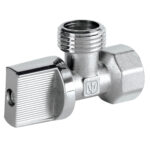 Llave angular, 1/2" x 1/2", 1/4 de vuelta, Basic