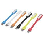 Mini-lampara flexible de 5 LED para puertos USB